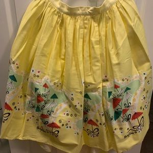 Mary Blair yellow umbrella skirt 2X